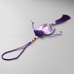 Borse appese ovali in raso&nbsp;AJEW-WH0314-663C