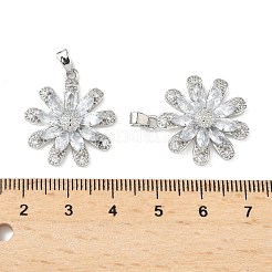 Латунные микро проложить кубического циркония подвески&nbsp;KK-S532-06P