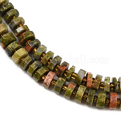 Природные Unakite бисер нитей G-F796-A07-01