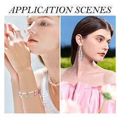 100шт 10 стиля прозрачные акриловые подвески&nbsp;PALLOY-TAC0229