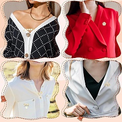 28шт 28 стиля пластиковая брошь с имитацией жемчуга&nbsp;JEWB-YW0001-05