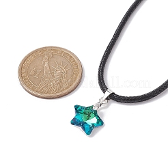 Ожерелья с подвесками в форме звезды NJEW-JN04570-02