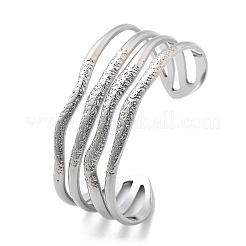 Браслеты-манжеты из нержавеющей стали 304 BJEW-B108-10P