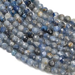 Natürliche Kyanit-Cyanit-Disthen-Perlenstränge&nbsp;GG-CBABEF5-A01-3mm-A