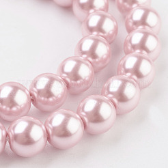 Экологичные стеклянные жемчужные бусины HY-A008-8mm-RB109