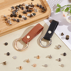 40 комплект винтовых застежек из сплава 4 цветов BUTT-PH0001-30A