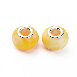 Perle europee in resina opaca&nbsp;X-RPDL-T003-005