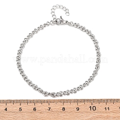 Браслеты-цепочки из нержавеющей стали 304&nbsp;BJEW-P376-03P