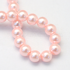 Выпечка окрашены перламутровый стекла жемчужные нити круглый шарик&nbsp;HY-Q003-6mm-70