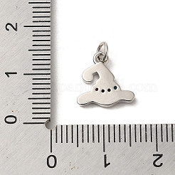 Подвески с латунной эмалью и блестками на Хэллоуин&nbsp;KK-A203-02P