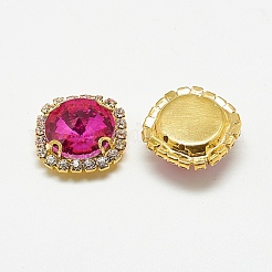 Шить на горный хрусталь RGLA-T121-14mm-09G