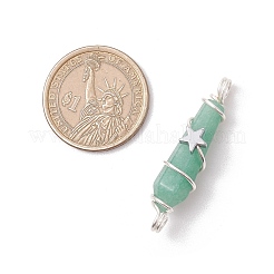 Шармы-соединители с острыми концами из смешанных драгоценных камней&nbsp;PALLOY-JF03364