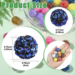 10 шт. Непрозрачные акриловые бусины&nbsp;OACR-YW0003-35A