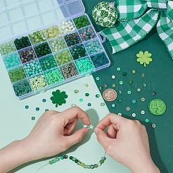 Наборы для изготовления круглых и дисковых/плоских круглых бусин своими руками DIY-PH0030-85A