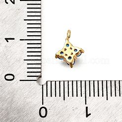 Латунные микро проложить кубического циркония подвески KK-D356-07A-G