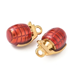 Подвески из нержавеющей стали 304 с эмалью&nbsp;STAS-I346-14G-01