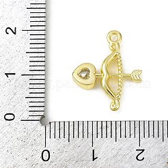 Подвески из латуни с прозрачным фианитом&nbsp;LS-KK-L238-11G