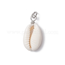 Подвески из натуральной каури&nbsp;PALLOY-JF03711-02