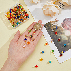 120шт 20 цветные стеклянные подвески&nbsp;FIND-DC0004-81