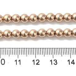 Гальванические нити синтетических магнитных гематитовых бусин&nbsp;G-I364-D01-LG