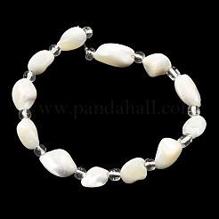 Нити бусин из натуральных трохоидных/трохус ракушек&nbsp;BSHE-A002-04A