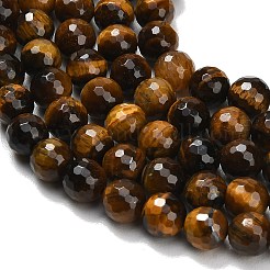 Природных тигровый глаз бисер нитей&nbsp;G-C280-B21-8mm