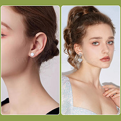 100 pieza de aretes de acero inoxidable 304 con formas mixtas y accesorios&nbsp;STAS-TA0005-88
