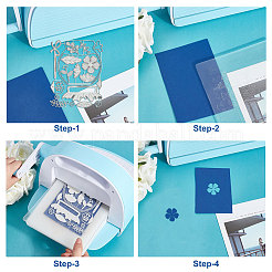 Углеродистая сталь разрезает трафареты DIY-WH0309-1908