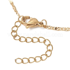 Изготовление цепочки-слайдера из овальных звеньев с текстурированной поверхностью из латуни толщиной 1.5 мм.&nbsp;AJEW-JB01545-02