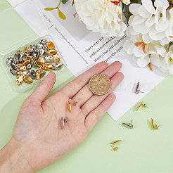 40 шт. 2 цвета фурнитура для сережек-гвоздиков из нержавеющей стали 304&nbsp;STAS-DC0014-87