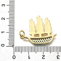 Латунные микро проложить кубического циркония подвески KK-Z093-14G