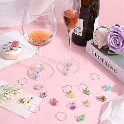 Weinglas-Charm-Set&nbsp;GLAA-SC0001-84