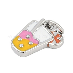 Breloques d'émail en laiton&nbsp;KK-G522-03P