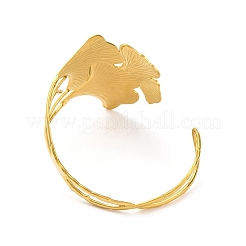 Браслеты-манжеты открытого типа из нержавеющей стали 304&nbsp;BJEW-K264-01G-01