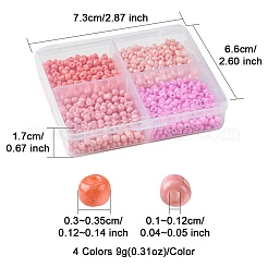 36 г 4 цвета краски для выпечки стеклянные бусины&nbsp;SEED-FS0001-20B