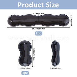 2 reposamuñecas de silicona para teclado de 2 estilos&nbsp;AJEW-FH0007-62A
