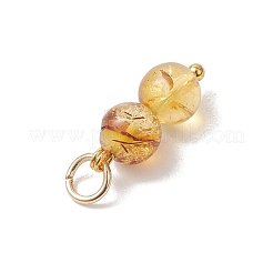 Круглые подвески из натурального янтаря&nbsp;PALLOY-JF04990