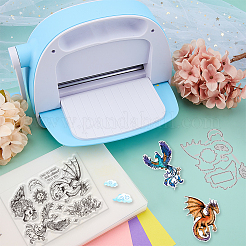 1 лист прозрачных штампов из ПВХ со сказочной тематикой DIY-GL0004-107