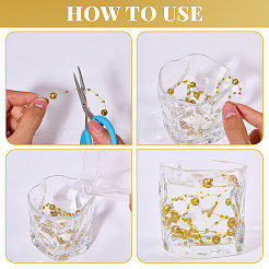 Пластиковые бусины с имитацией жемчуга KY-WH0041-04A