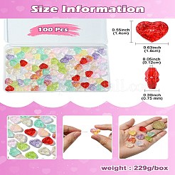 100шт стеклянные бусины&nbsp;GLAA-CJ0002-44