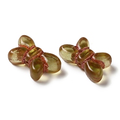 Прозрачные бусины лэмпворк LAMP-P065-02A-06