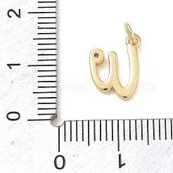 Latón micro pavimenta claro cubic zirconia encantos&nbsp;KK-D289-66G-W