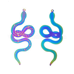 Ионное покрытие(ip) 304 нержавеющая сталь филигранные большие подвески&nbsp;STAS-S118-110