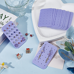 10 шт. акриловый органайзер для сережек с 24 отверстиями AJEW-WH0604-74B