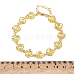 Браслеты из латунной цепочки для женщин BJEW-L707-04G-02