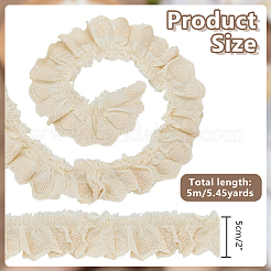 5 м хлопчатобумажной вышивки с отделкой складками&nbsp;OCOR-AR0002-06B