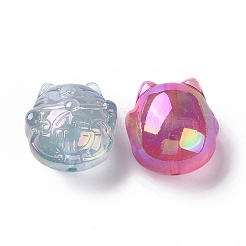 Placcatura uv perle acriliche luminose iridescenti arcobaleno&nbsp;OACR-E010-11