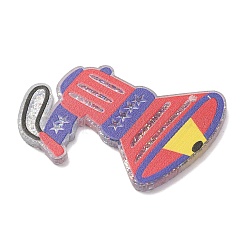 Pendentifs en acrylique transparent imprimés pour la fête de l'indépendance&nbsp;OACR-B055-02C