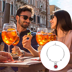 Набор для самостоятельного изготовления подвески для бокала вина&nbsp;DIY-BC0005-58