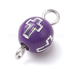 7 шт. 7-х цветные акриловые подвески-соединители с покрытием&nbsp;PALLOY-JF02895